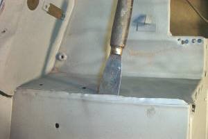 fitting the side flange