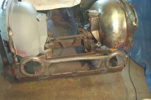 Upper Front Valence Removed