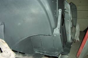 Inside of the inner fender