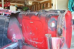 Better look at passenger side rear deck extension removed
