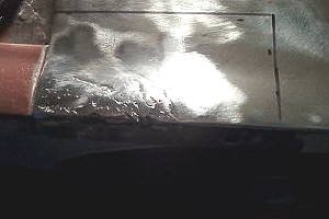 Passenger side rear deck middle section starting point